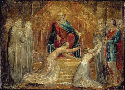 El juicio de Salomón de William Blake